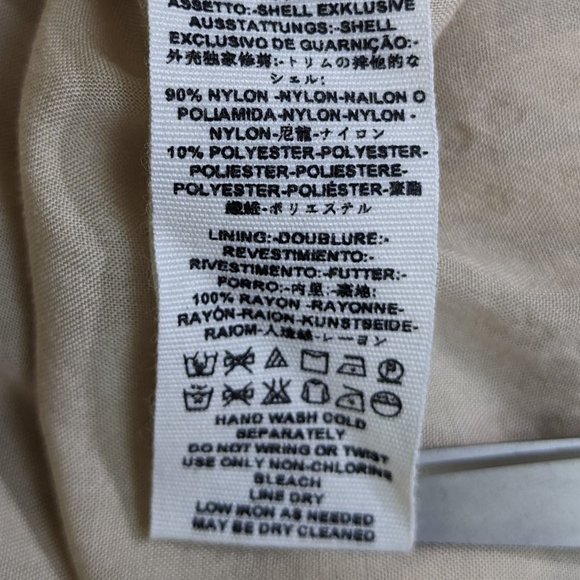 Free People Ivory Beige Deco Lace Cutout Eyelash Hem Bell Sleeve Mini Dress - 8* - Picture 13 of 15